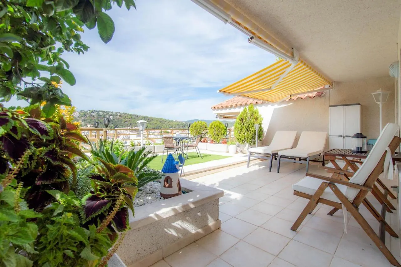 Apartment Luna Tossa De Mar With Jacuzzi, 5Mins Walking To The Beach, Sea And Castle View Big Terrace スペイン