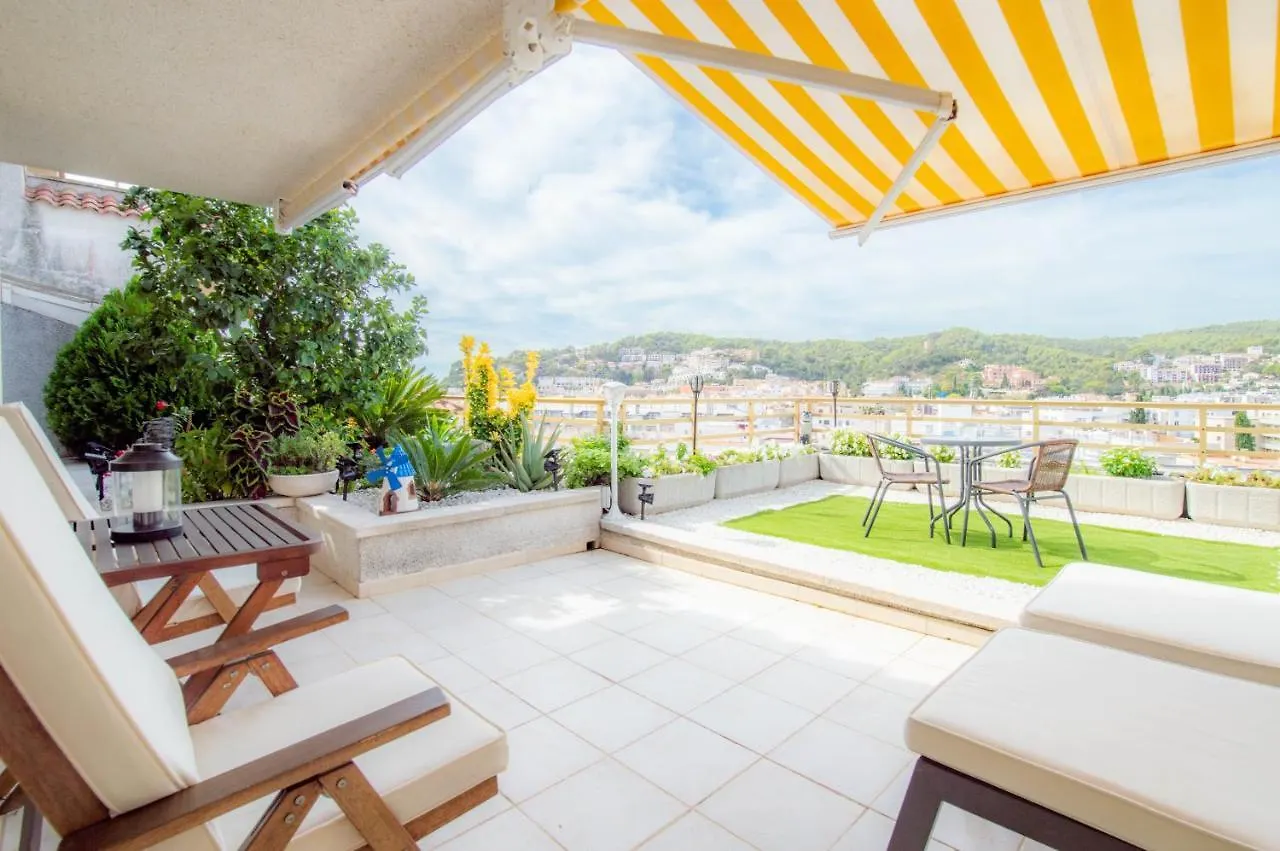 Apartment Luna Tossa De Mar With Jacuzzi, 5Mins Walking To The Beach, Sea And Castle View Big Terrace