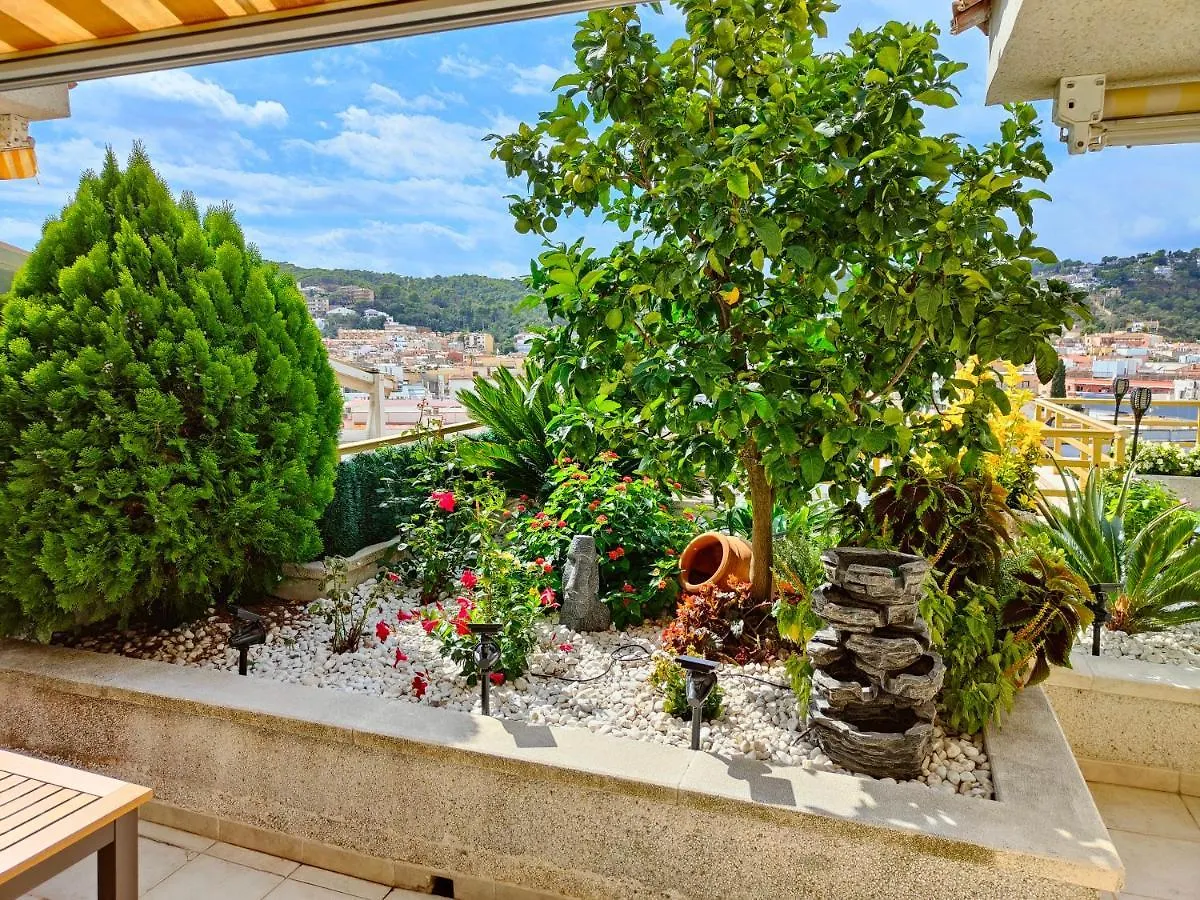 Apartment Luna Tossa De Mar With Jacuzzi, 5Mins Walking To The Beach, Sea And Castle View Big Terrace スペイン